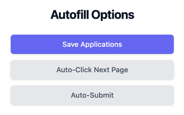 Autofill Options